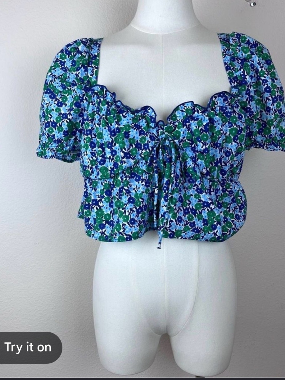 NWOT. Zara off the shoulder crop top🌸🌸🌸🌸Thursday Sale🌸🌸🌸 - Picture 2 of 12